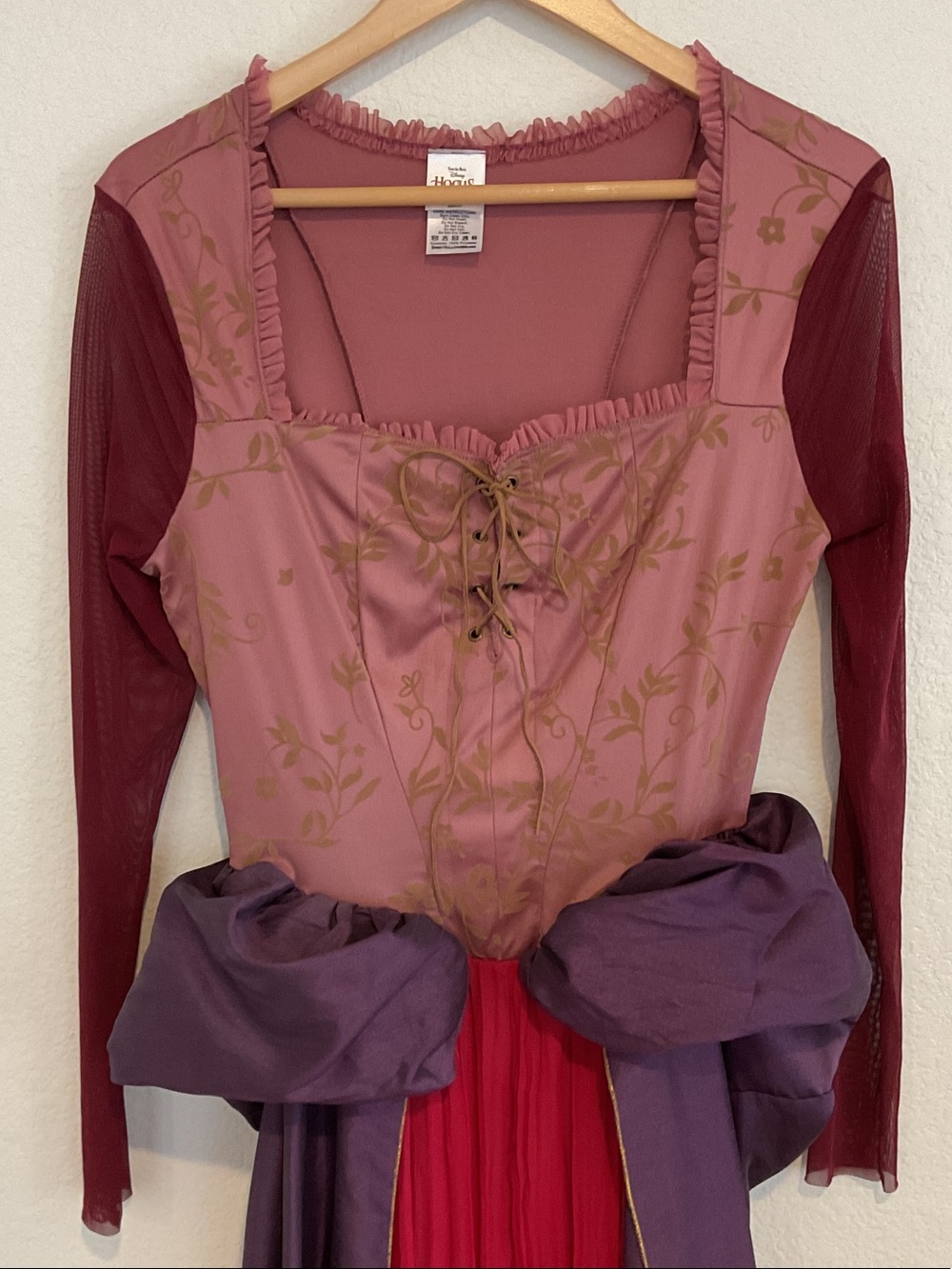 Disney Hocus Pocus Sarah Sanderson Costume Layered Maxi Dress M